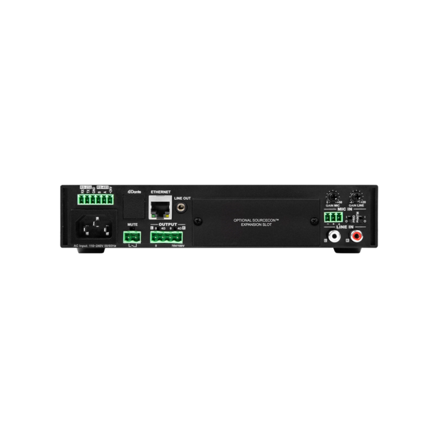 AUDAC MFA216 Amplifier 2 x 80W @ 4 Ohm - 160W @ 70/100V - thumbnail image 3