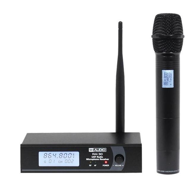 W Audio RM 30 UHF Handheld Radio Microphone System (863.1Mhz)