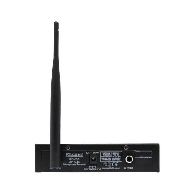 W Audio RM 30 UHF Handheld Radio Microphone System (863.1Mhz) - thumbnail image 3
