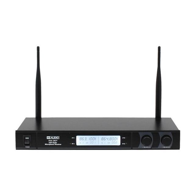 W Audio RM 30T Twin UHF Handheld Radio Microphone System - thumbnail image 2