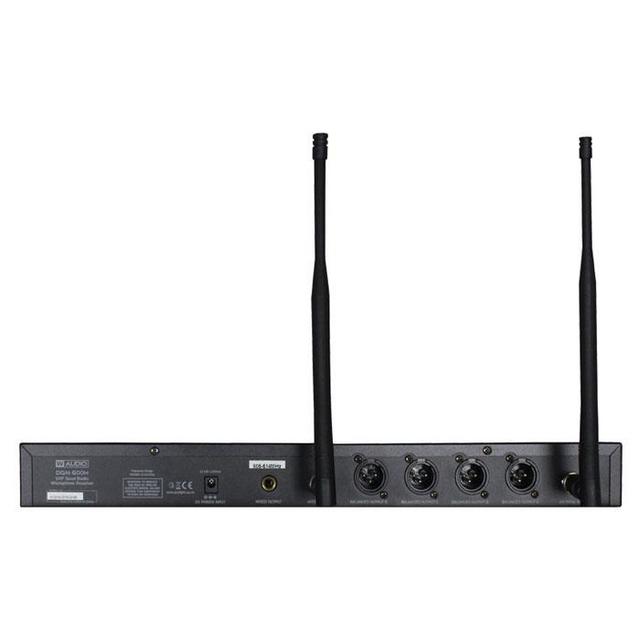 W Audio DQM 800H Quad Handheld UHF Radio Microphone System - thumbnail image 3