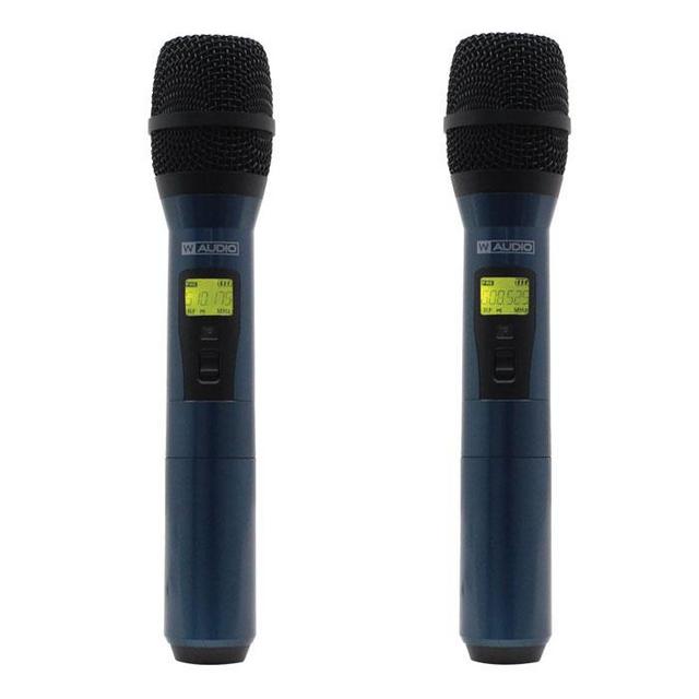W Audio DQM 800H Quad Handheld UHF Radio Microphone System - thumbnail image 4