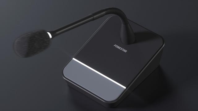 Fonestar MICSET-C32LED Desktop Condenser Paging Microphone with LED - thumbnail image 5