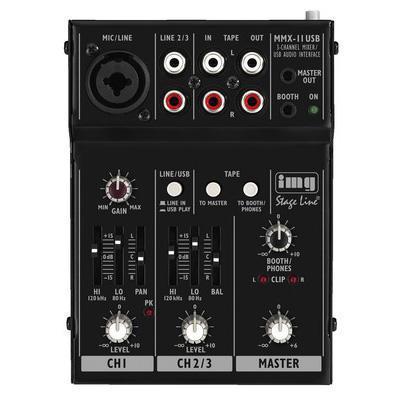 IMG Stageline MMX-11USB Micro Mixer With Duplex USB