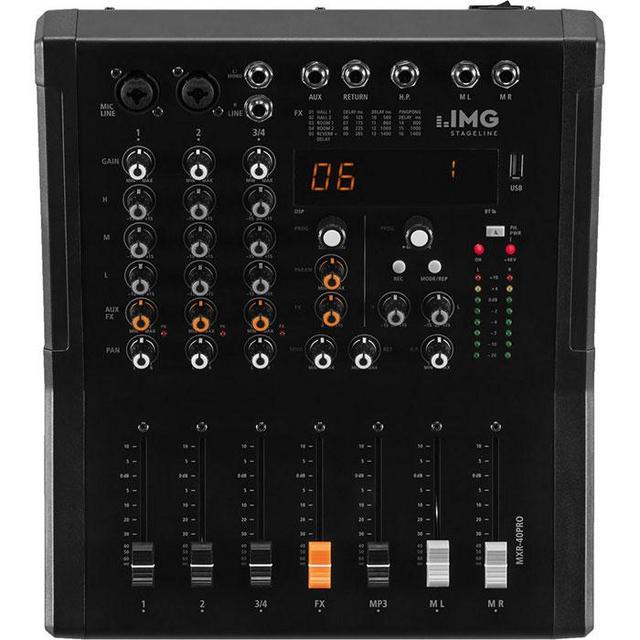 MXR-40PRO Professional 4-channel Audio Mixer - thumbnail image 2