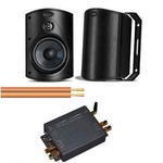 POLK Outdoor Speakers amplifier and cable kit