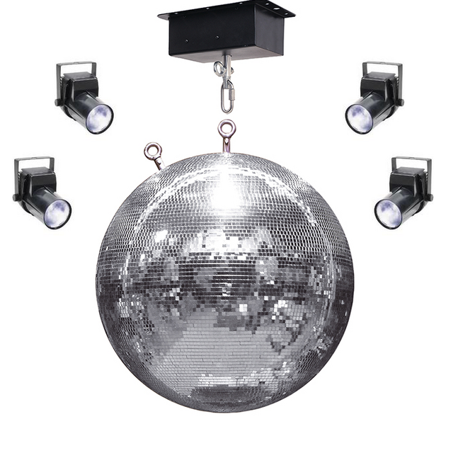 Professional 1M Mirror Ball With Lights And Motor