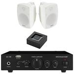Bluetooth Outdoor Garden Speaker Kit with Amp, speakers and cable