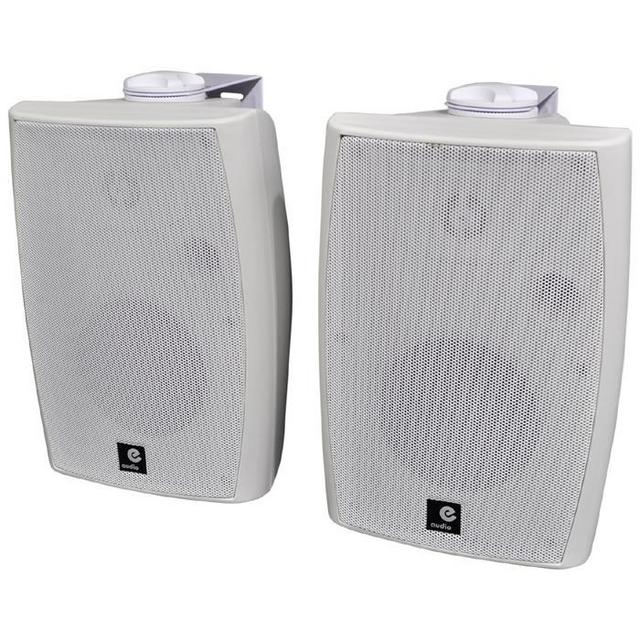 E-Audio 60w Active Wall Mounted Speakers With Bluetooth & Aux Input