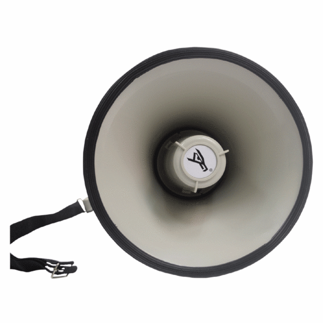 Eagle Hand Held Megaphone 20W with USB and SD Card Player Front View - thumbnail image 3