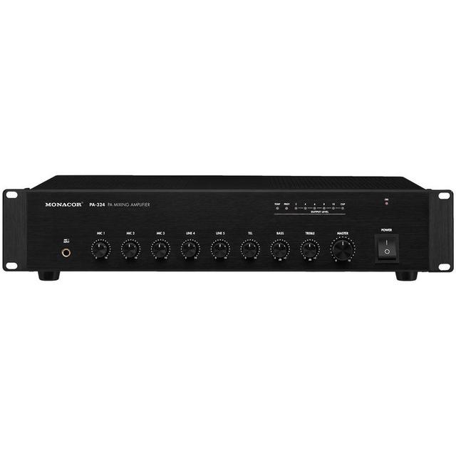 Monacor PA-324 240W 100V PA Amplifier