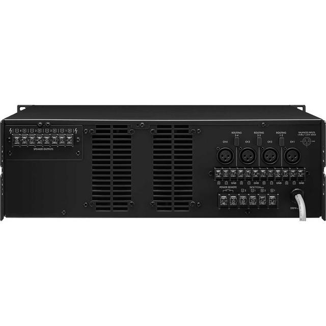 Monacor PA-4240 Power Amplifier 4 x 240w - 31V/50V/70V/100V - thumbnail image 3