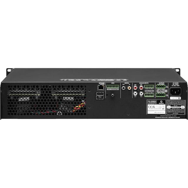Monacor PA-4500DX 4 or 2 Zone 2,000W Mixing Amplifier - thumbnail image 2