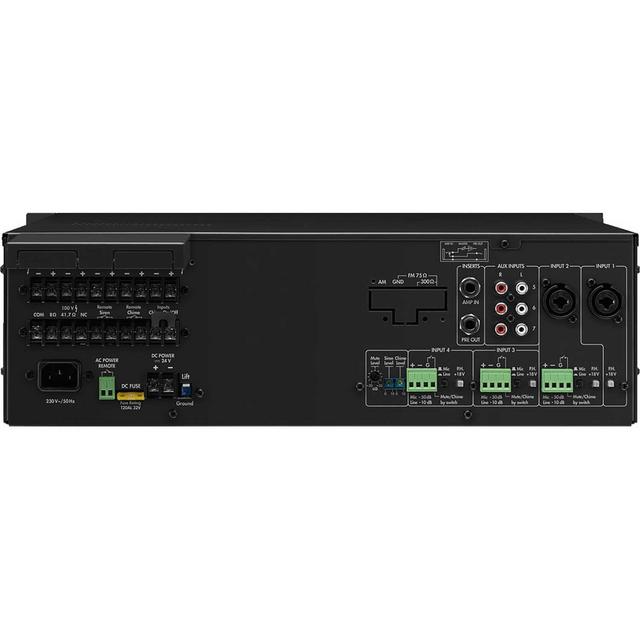 PA-5240 5-Zone Mono PA Mixing Power Amplifier 1 Channel x 240WRMS - thumbnail image 2