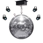 Professional 1M Mirror Ball With Lights And Motor