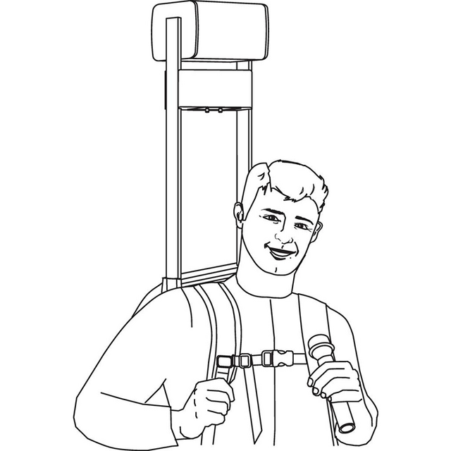 PAS-254D Portable Mobile PA Amplifier System - thumbnail image 3