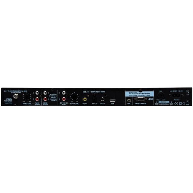 APart Audio PCR3000RMKIII DAB Radio,BT, CD Player, SD Card Or USB - thumbnail image 2