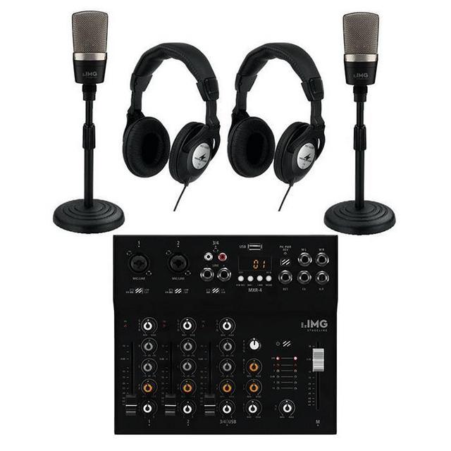 Next product: Dual Mic Podcast Kit with USB Mixer for Extra Input