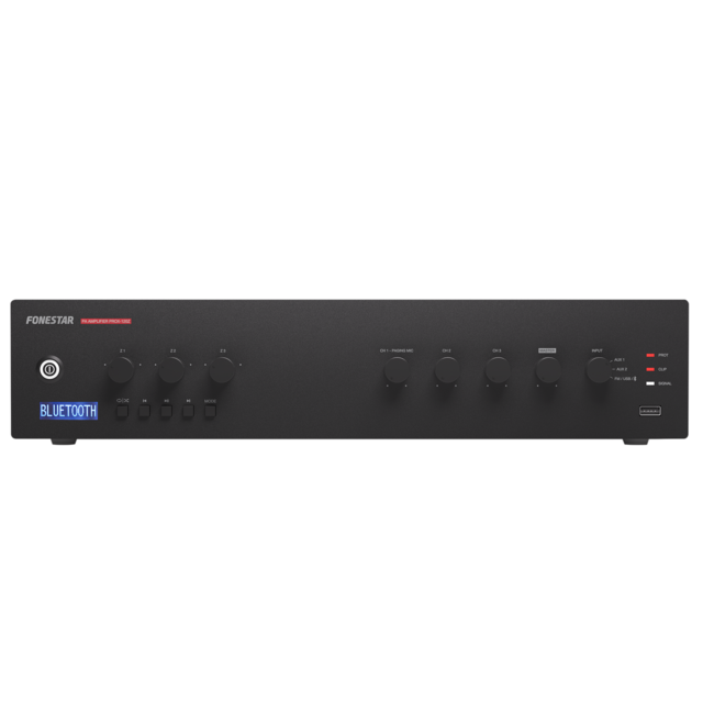 Fonestar PROX-120Z 3-Zone 120W Amplifier with Bluetooth