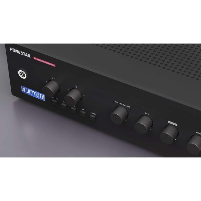 Fonestar PROX-60Z 2-Zone 100V Amplifier - thumbnail image 2