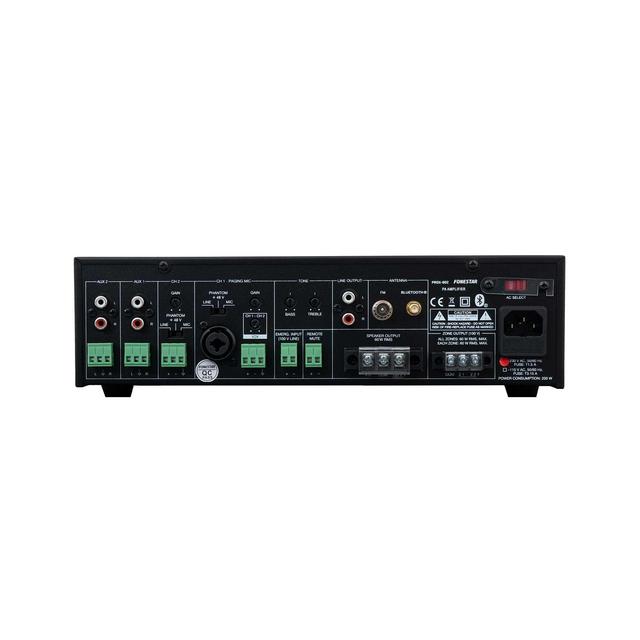 Fonestar PROX-60Z 2-Zone 100V Amplifier - thumbnail image 4