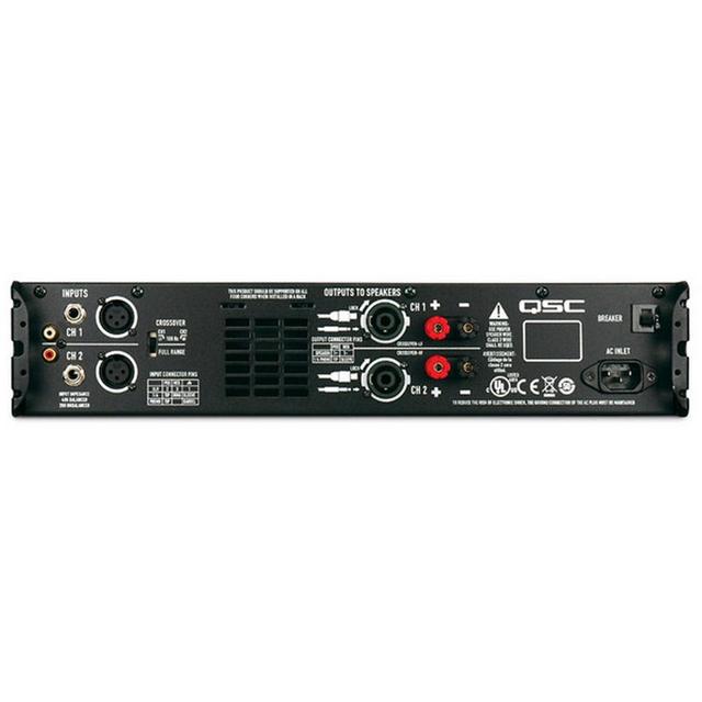 QSC GX5 Power Amplifier 2x700W @ 4ohms 2U - thumbnail image 3