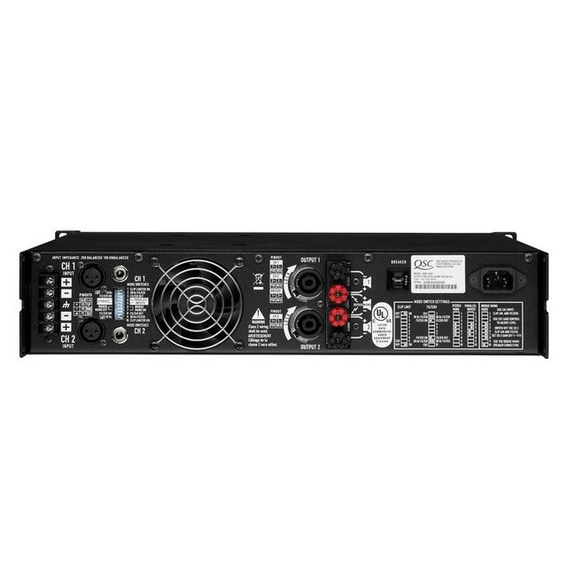 QSC RMX1850 Power Amplifier 2x900W @ 2ohms 2U - thumbnail image 3
