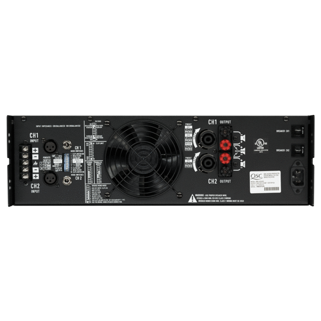 QSC RMX4050 Power Amplifier 2x2000W @ 2ohms 3U - thumbnail image 2