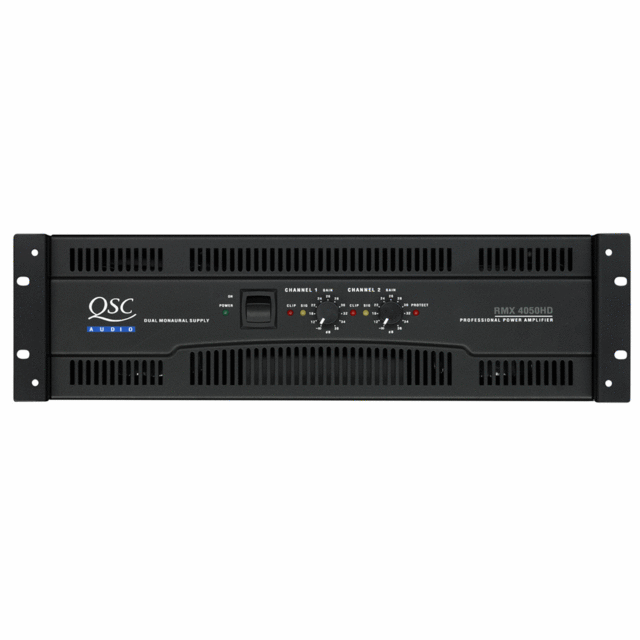 QSC RMX4050 Power Amplifier 2x2000W @ 2ohms 3U - thumbnail image 1