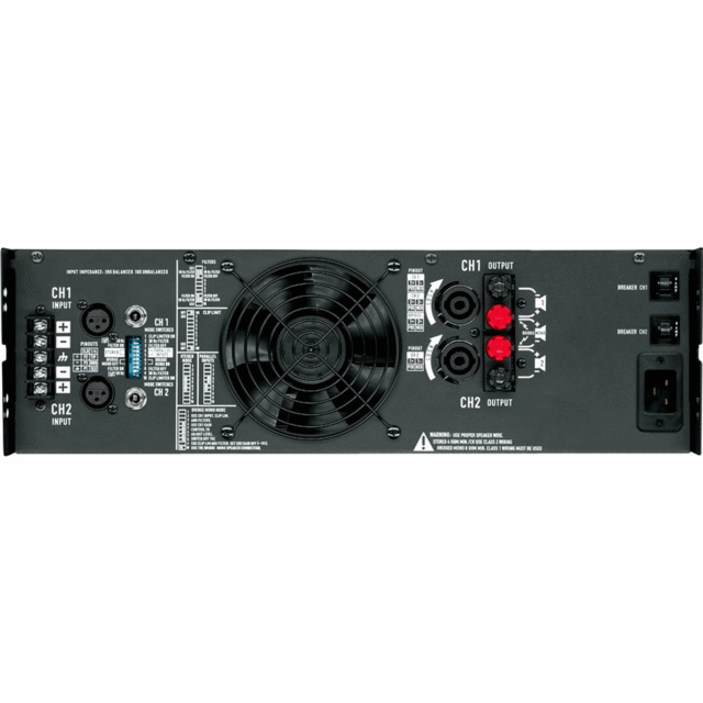 QSC RMX5050 Power Amplifier 2x2500W @ 2ohms 3U - thumbnail image 3