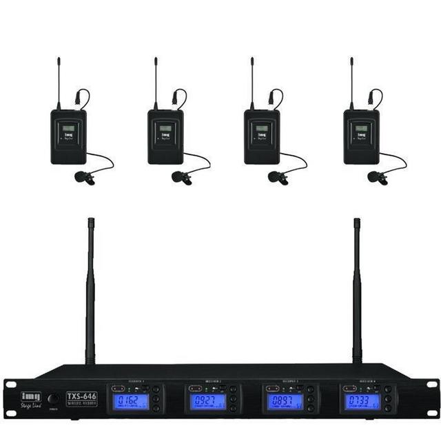Next product: Quad Wireless Microphone System with 4 x Tie Clip Mics