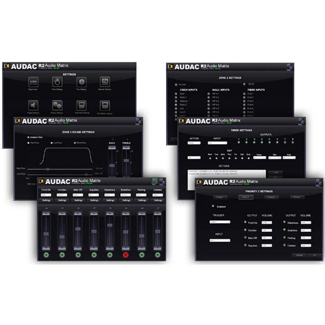 Audac R2 Multi-Zone R2 Digital Audio Matrix - thumbnail image 3
