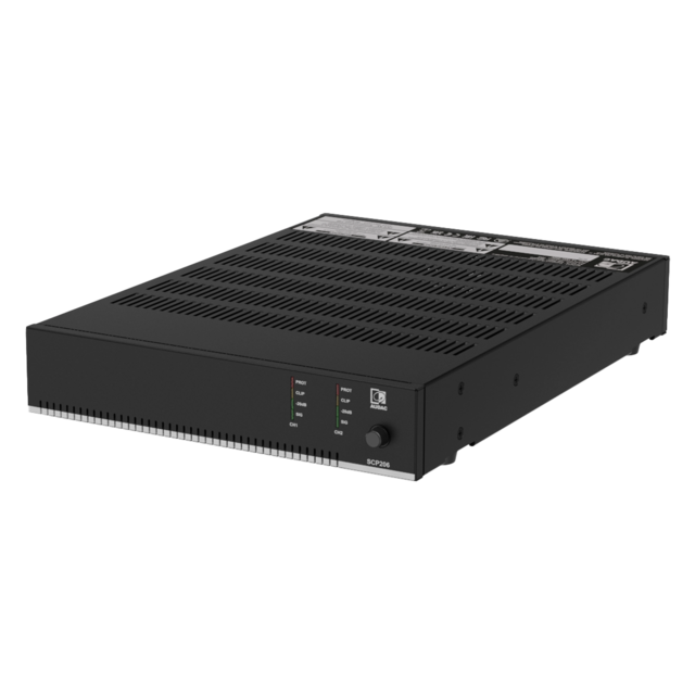 Audac SCP206 Power Amplifier 2 x 60W @ 4 Ohm / 1 x 120W @ 70/100V - thumbnail image 3
