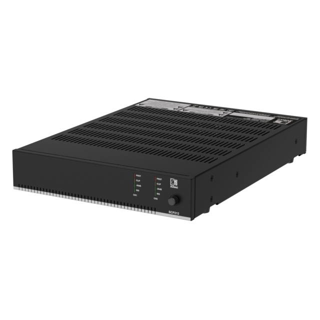 Audac SCP212 Power Amplifier 2 x 120W @ 4 Ohm - 240W @ 70/100V - thumbnail image 2