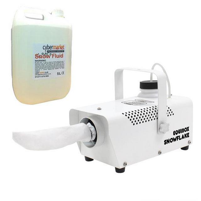 Equinox Snowflake Snow Machine With 5L Fluid