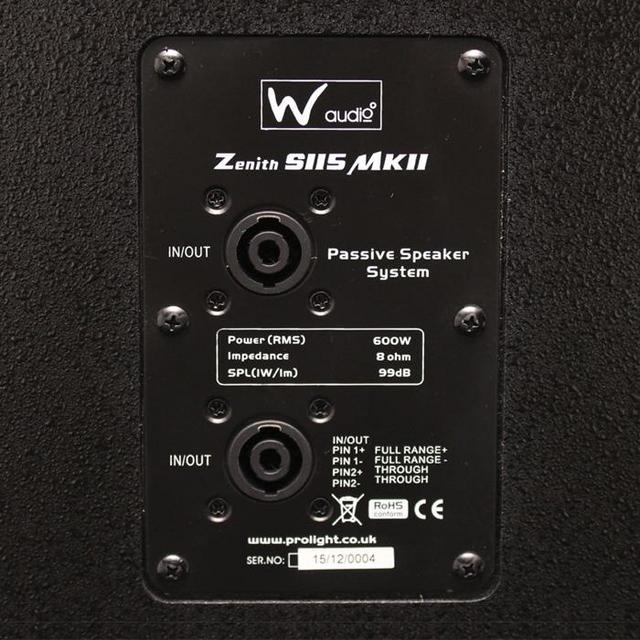 Zenith S115 Bass Enclosure MKII