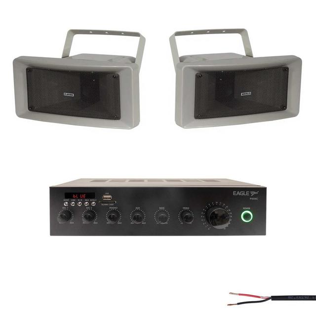 Music Horn PA System Ideal for Santas Sleigh - thumbnail image 1