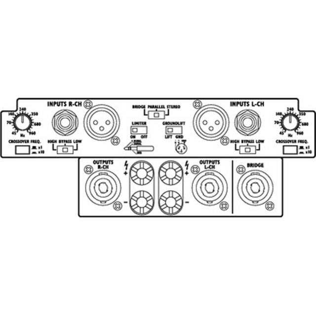 STA-250 Professional Stereo PA Amplifier - thumbnail image 2