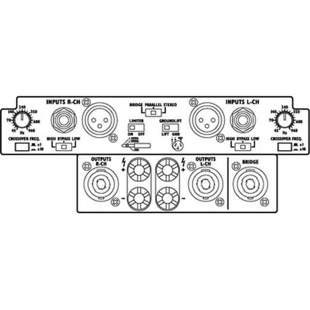 STA-260 Professional Stereo PA Amplifier