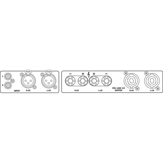 STA-400D PA Amplifier 2 x 325W Max.  - thumbnail image 3