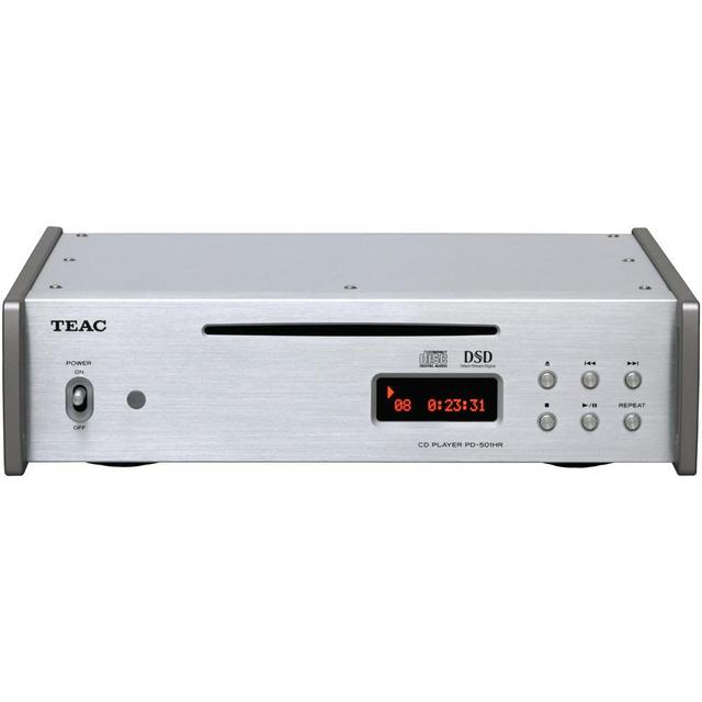 Teac PD-501HR CD Player - Front - Silver