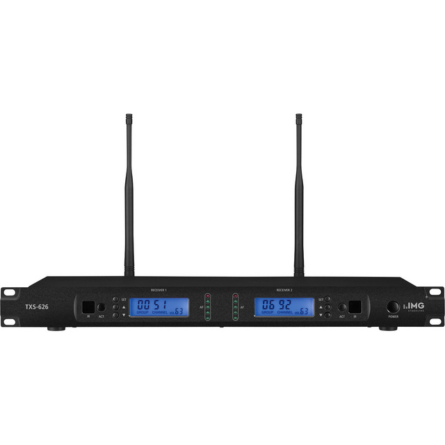 IMG Stageline TXS-626SET with Tie Clip and Head Set Wireless Mics - thumbnail image 2