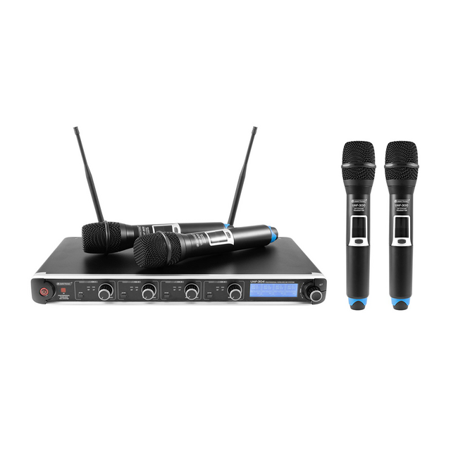 Omnitronic UHF-304 4-Channel Wireless Mic System