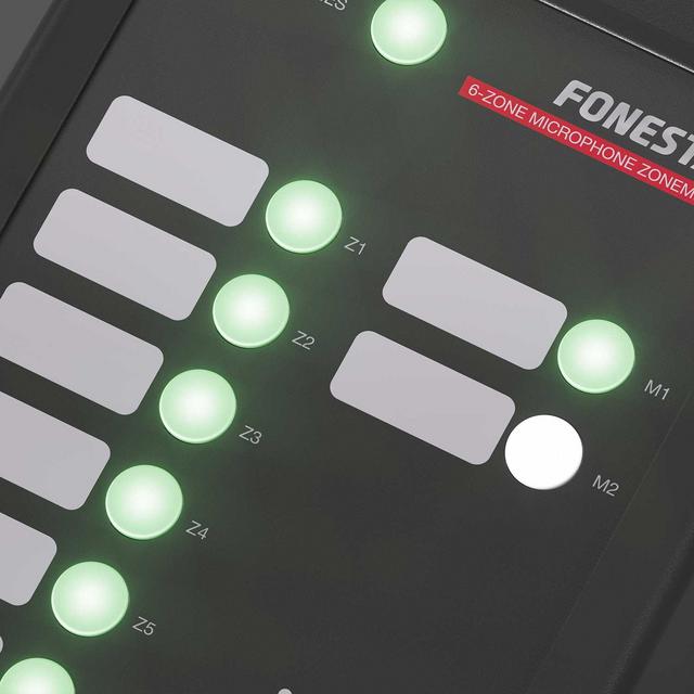 Fonestar ZONEMIC-6 6-Zone Desktop Paging Microphone - thumbnail image 6