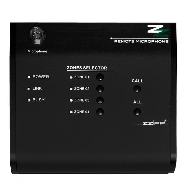 ZZiPP ZZONE4000MC 4-Zone Paging Mic for ZZONE4240PA - thumbnail image 3