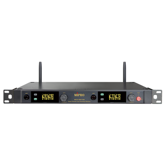 MIPRO Quad Wireless Microphone System With 4 X Handheld Mics - thumbnail image 3