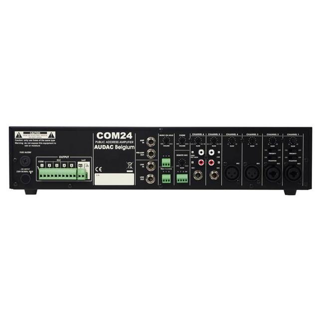 Audac COM24 5 Zone PA Amplifier 100V & 4 Ohm - 240W - thumbnail image 2