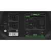 Rear Panel - 2 Microphone Inputs, Power ON/OFF And Volume