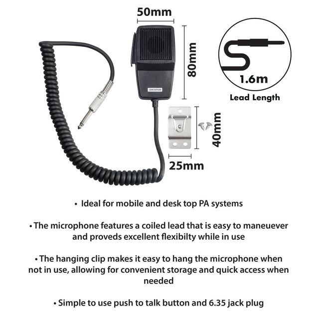 Eagle Handheld Microphone 6.35mm Jack - thumbnail image 2