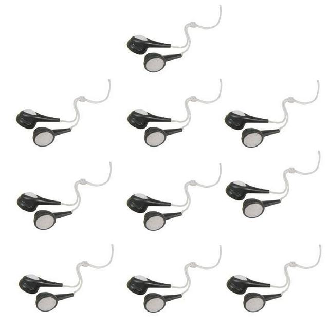 <b>Multi Buy: 10x</b> Digital Jelly Stereo Earphones - Various Colours